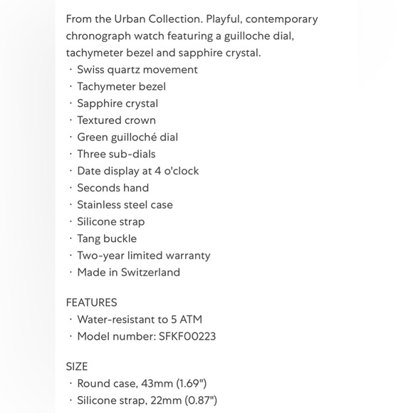 SALVATORE FERRAGAMO watch - Picture 13 of 13